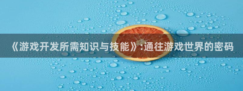 沐鸣2注册33300tg：《游戏开发所需知识与技能》:通往游戏世界的密码